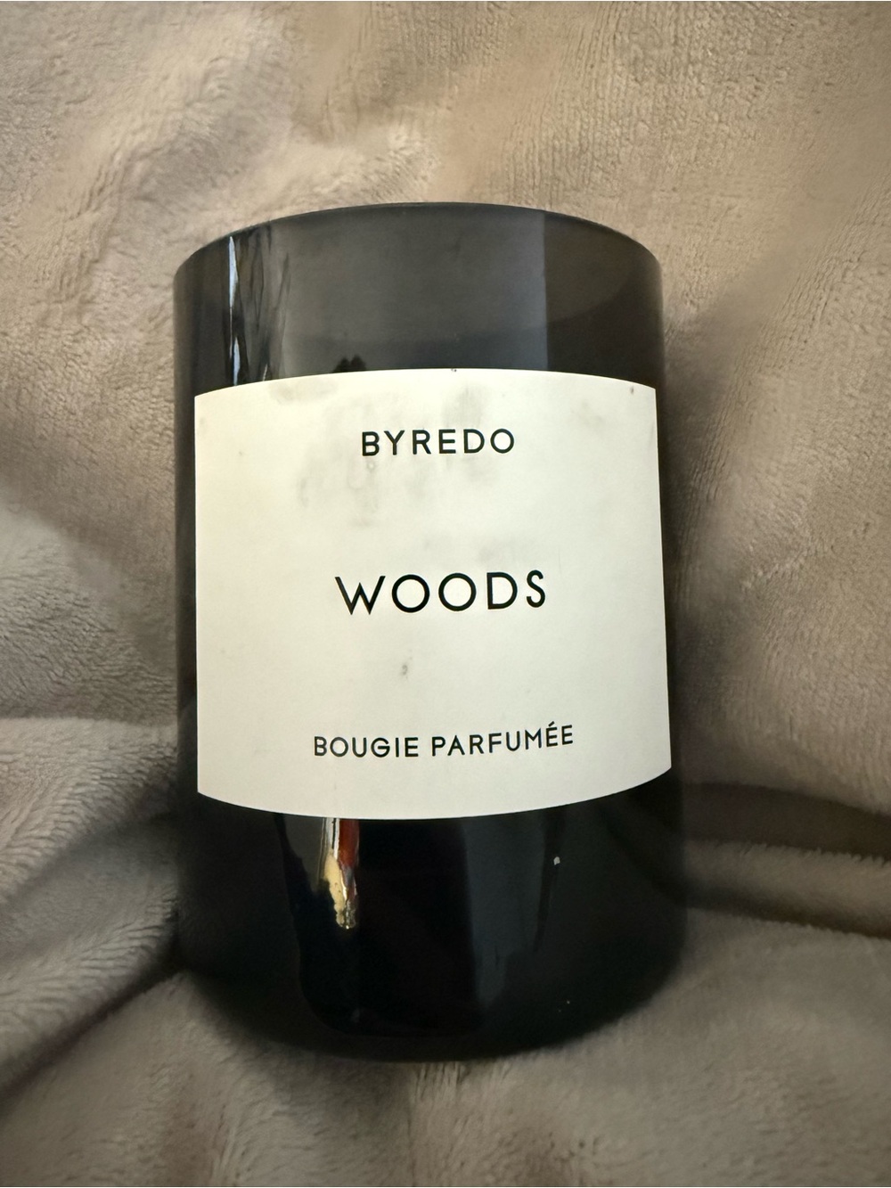 BYREDO Woods Empty Candle Jar Black Glass 240g Luxury Candle Vessel Decor